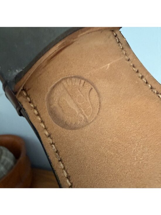 Vtg Breather Wright Arch Preserver 468 Leather Ankle Boot Men Sz 6.5 D Burgundy main image 5